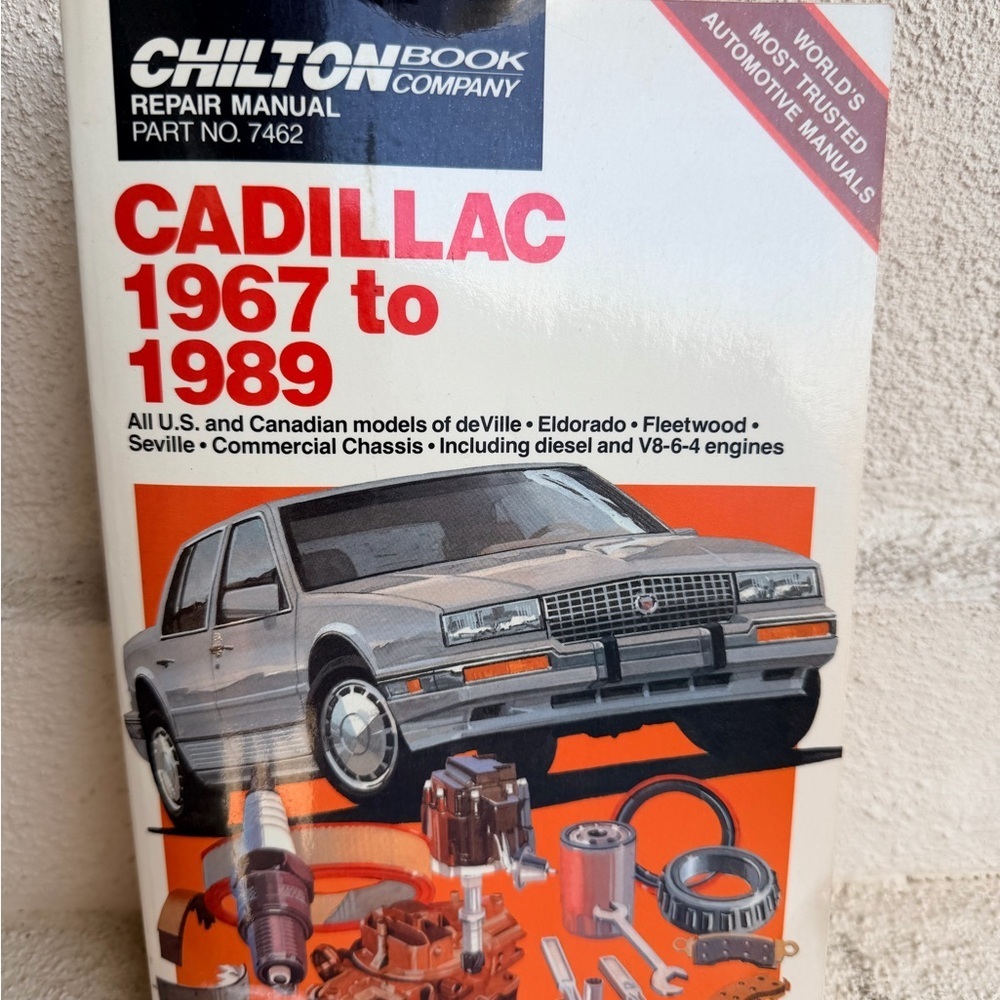 Cadillac 1967 to 1989 Repair Manual Chilton Book VG Paperback